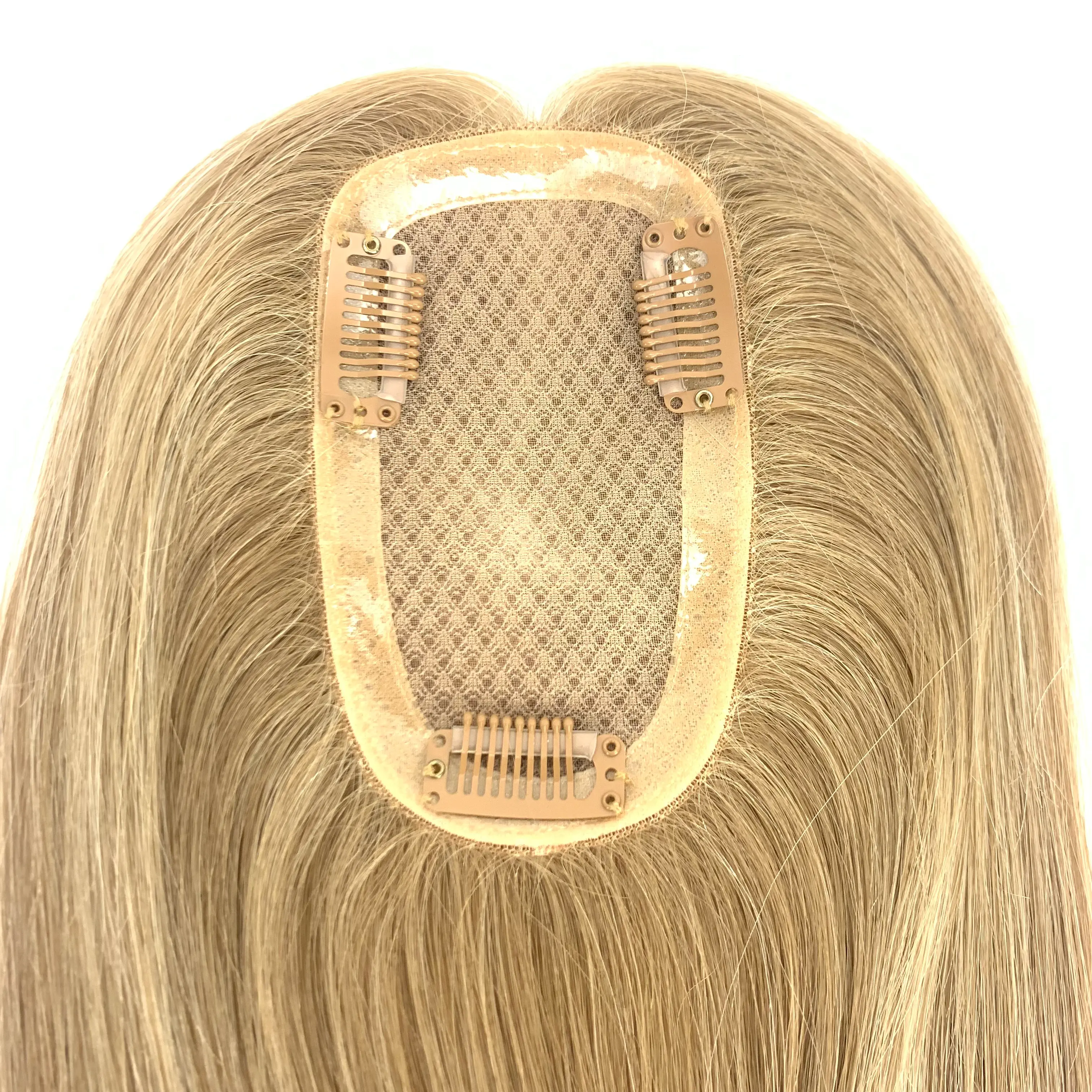 EMEDA Best Human Hair 3x5 Silk Base Topper for Long Hair